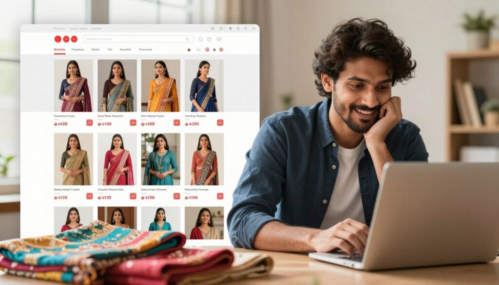 compare ethnic wear prices online